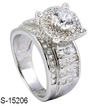 Nova moda jóias 925 anel de prata esterlina com diamante